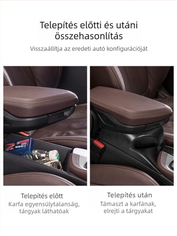 Kingsmith Központi kartámasz tároló BMW X1/X2 2022 – dekoratív belső kiegészítő, testreszabható feldolgozás, licencelt magáncímke