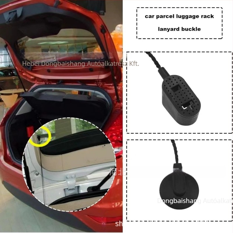 Csomagtartó kampó heveder Ford Fiesta MK8 - polipropilén, modell 2423830, nyomtatott logó, testreszabás elérhető