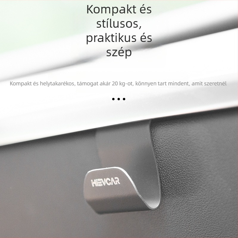 Tesla Model Y kesztyűtartóhoz horog – fém, Future márka, nyomtatott logó, licencelhető privát címke