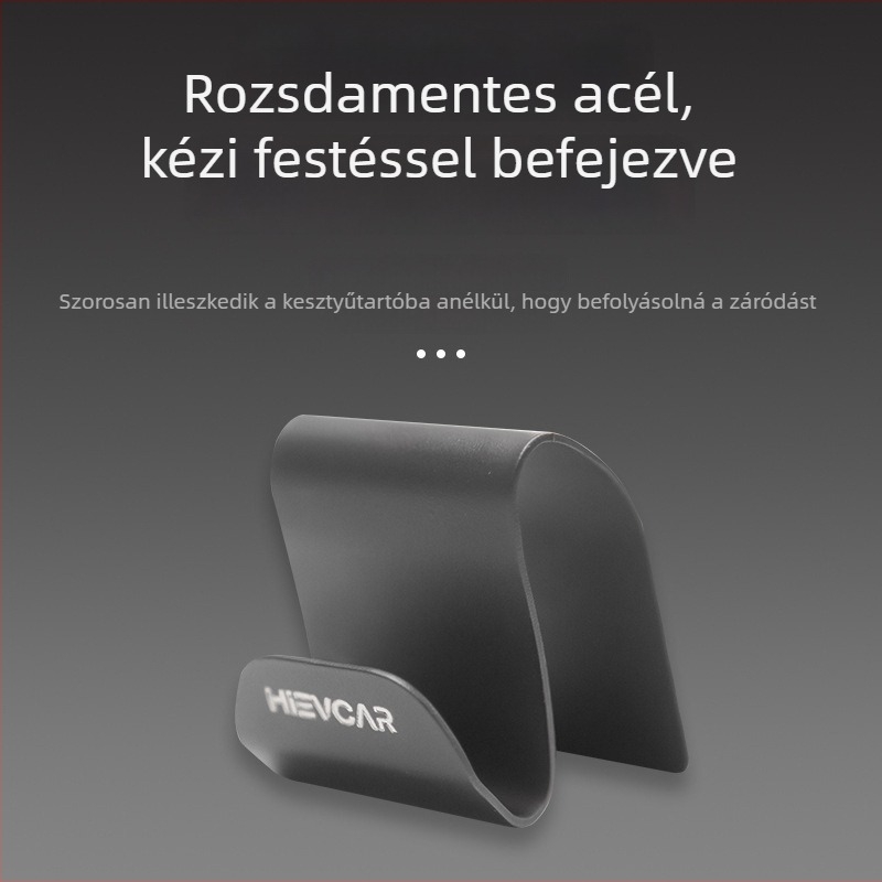Tesla Model Y kesztyűtartóhoz horog – fém, Future márka, nyomtatott logó, licencelhető privát címke