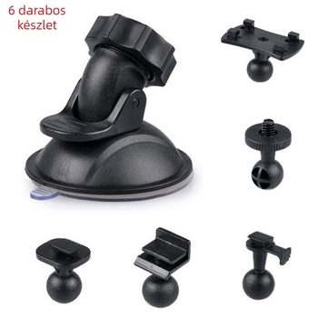 5 darabos vákuumos rögzítő dash cam-hez, modell Z6, PVC anyag, általános kompatibilitás, logóval