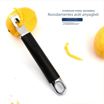 Multifunkcionális gyümölcs- és citrus hámozó – ABS markolat, ABS műanyag, modern minimalist design, hámozó eszköz