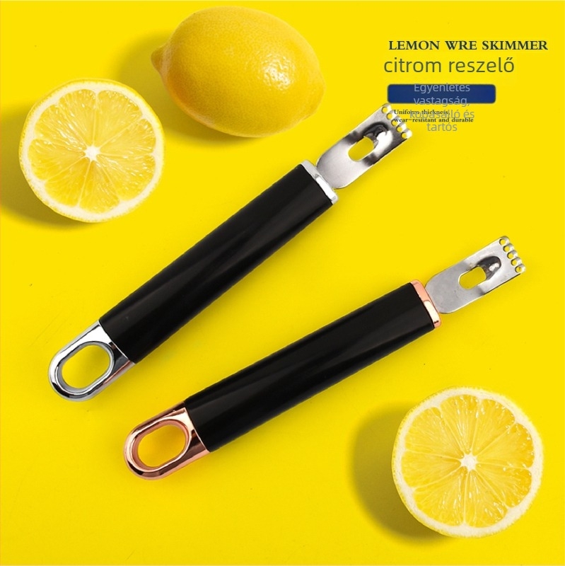 Multifunkcionális gyümölcs- és citrus hámozó – ABS markolat, ABS műanyag, modern minimalist design, hámozó eszköz