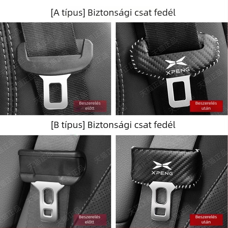 Belső övcsatvédő sapka Xiaopeng G9, G3, G6, P5, P7 modellekhez