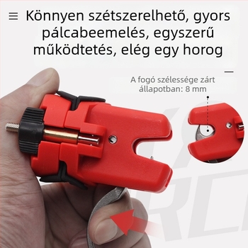 Csónakos horgászbot tartó keret szorító hátsó támasz – alumíniumötvözet, Yi Chu Electronics
