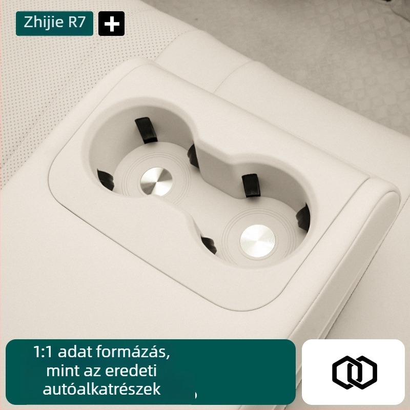 Hátsó pohártartó szilikon alátét, modell 060, testreszabható, márka nélküli