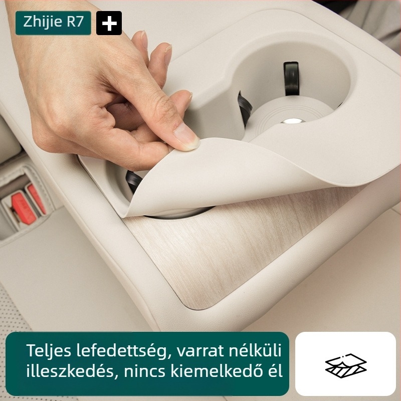 Hátsó pohártartó szilikon alátét, modell 060, testreszabható, márka nélküli