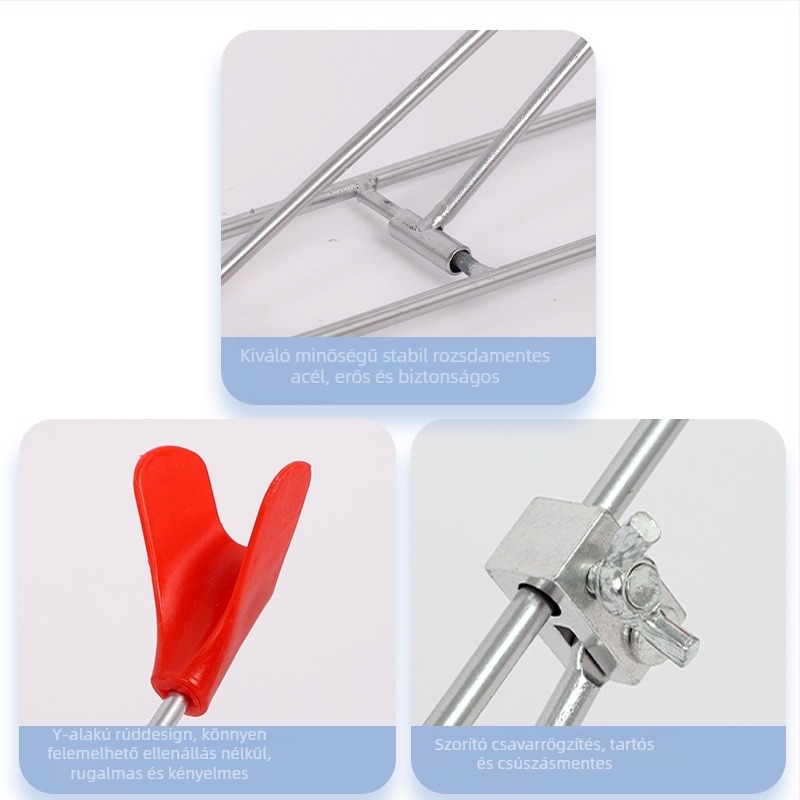 Wanlong horgászbot tartó – földön rögzített tengerparti bot tartó, egyszerű torony-stativ, tartó dobásra és kézre