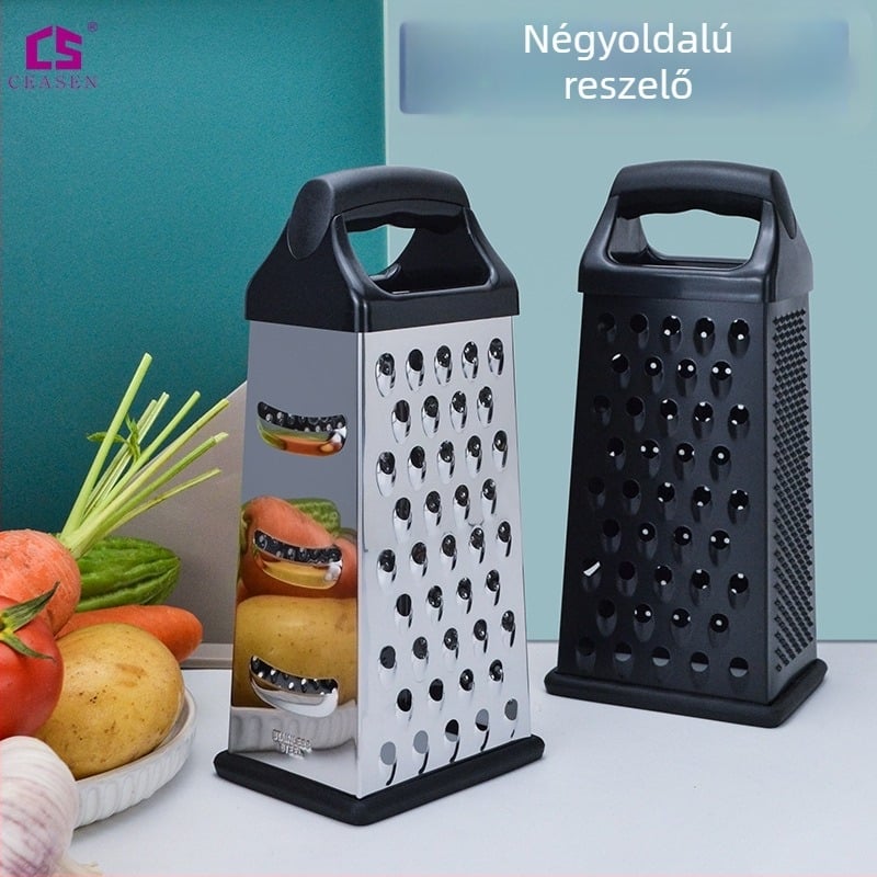 430 rozsdamentes acélból készült négyszögletes reszelő, többfunkciós sajt- és zöldségreszelő Yangjiangból, 2020-ban megjelent