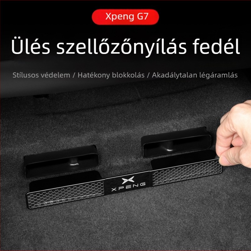 Xiaopeng G7/G6 ülés alatti szellőzővédő fedél, autó belső dekorációs kiegészítő