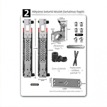 Horgászbot tartó elektromos járművekhez és motorkerékpárokhoz, autós kiegészítő tároláshoz, Eredet: Kina