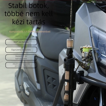Horgászbot tartó elektromos járművekhez és motorkerékpárokhoz, autós kiegészítő tároláshoz, Eredet: Kina