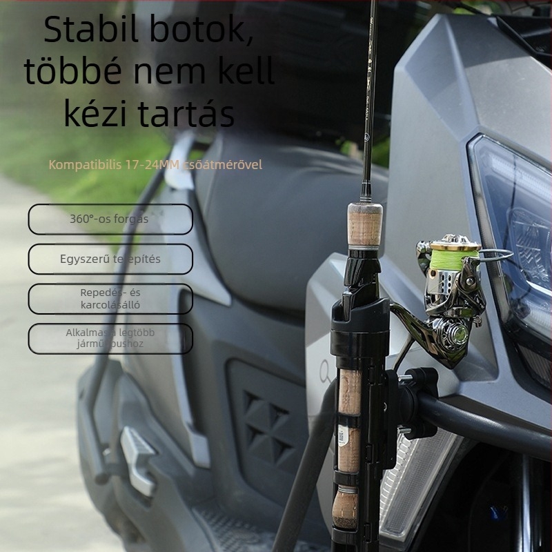Horgászbot tartó elektromos járművekhez és motorkerékpárokhoz, autós kiegészítő tároláshoz, Eredet: Kina