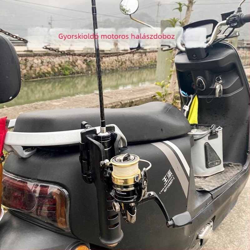 Horgászbot tartó elektromos járművekhez és motorkerékpárokhoz, autós kiegészítő tároláshoz, Eredet: Kina