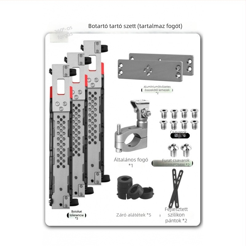 Horgászbot tartó elektromos járművekhez és motorkerékpárokhoz, autós kiegészítő tároláshoz, Eredet: Kina