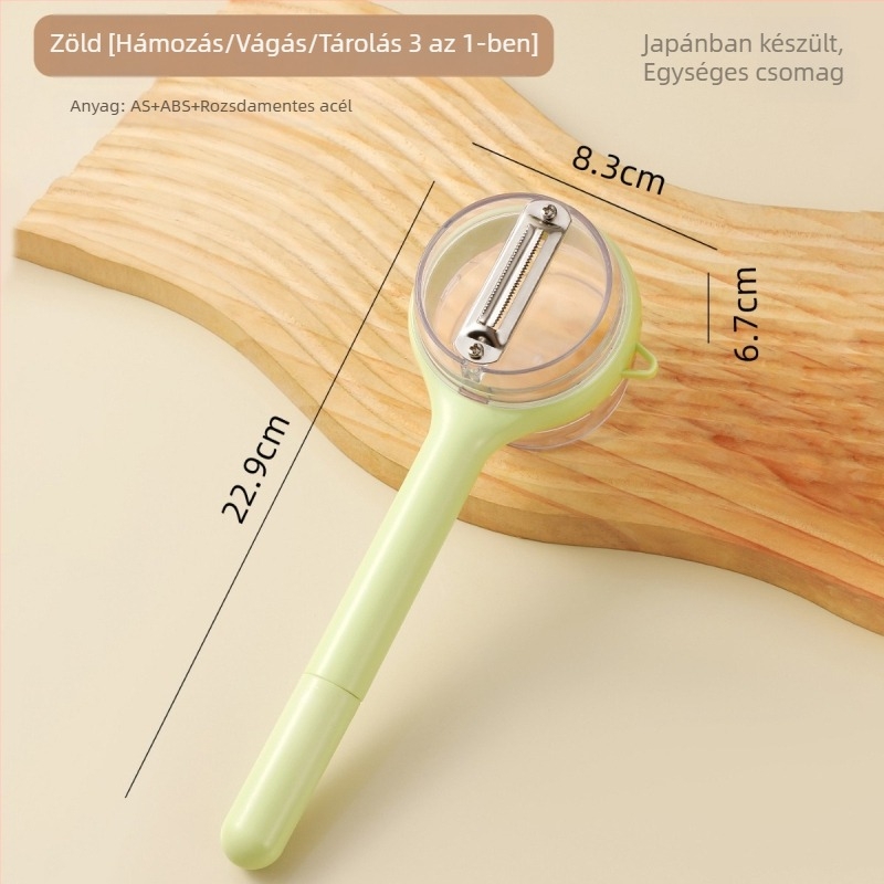 3 az 1-ben konyhai hámozó – hordozható kézi eszköz dinnyéhez és gyümölcsökhöz, műanyag, Leiwei, Yiwu eredet