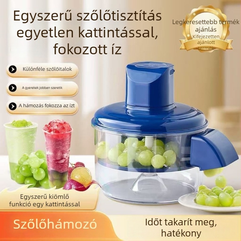 Háztartási szőlő hámozógép — okos, teljesen automata, elektromos