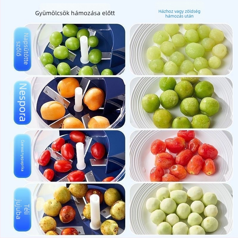 Háztartási szőlő hámozógép — okos, teljesen automata, elektromos