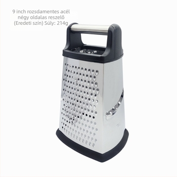 Dongshang rozsdamentes acél 430 négyszögletes reszelő zöldségekhez és gyümölcsökhöz, multifunkcionális konyhai eszköz ABS markolattal