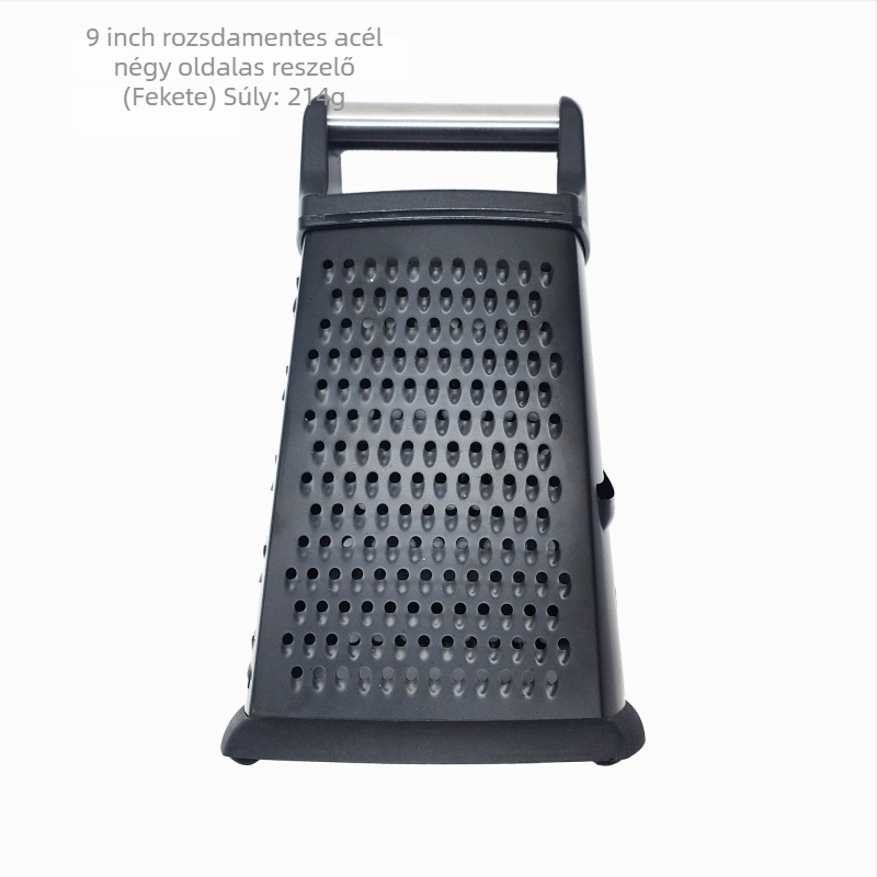 Dongshang rozsdamentes acél 430 négyszögletes reszelő zöldségekhez és gyümölcsökhöz, multifunkcionális konyhai eszköz ABS markolattal
