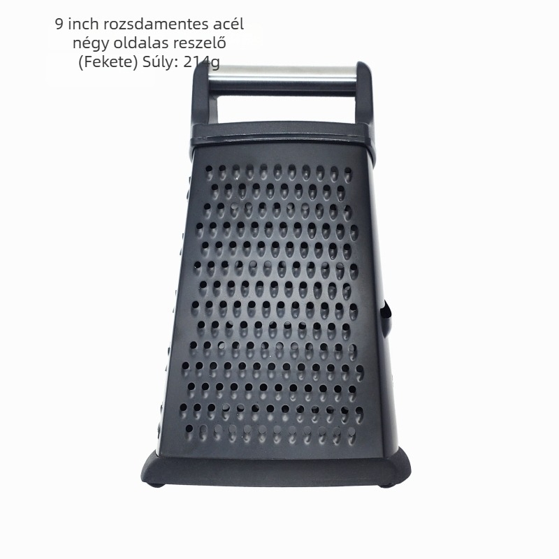 Dongshang rozsdamentes acél 430 négyszögletes reszelő zöldségekhez és gyümölcsökhöz, multifunkcionális konyhai eszköz ABS markolattal