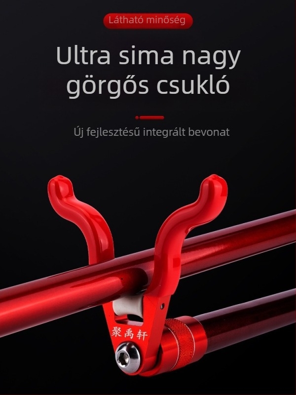 Horgászbot tartó alumínium ötvözetből, többirányú forgással, nem összecsukható, csúszásmentes kiegészítő