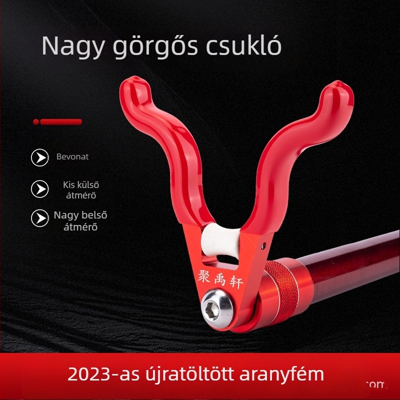 Horgászbot tartó alumínium ötvözetből, többirányú forgással, nem összecsukható, csúszásmentes kiegészítő