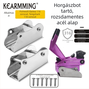 KEARMMING 316 rozsdamentes acél hajóvessző tartó alap, 160-as sorozat, rögzített kialakítás