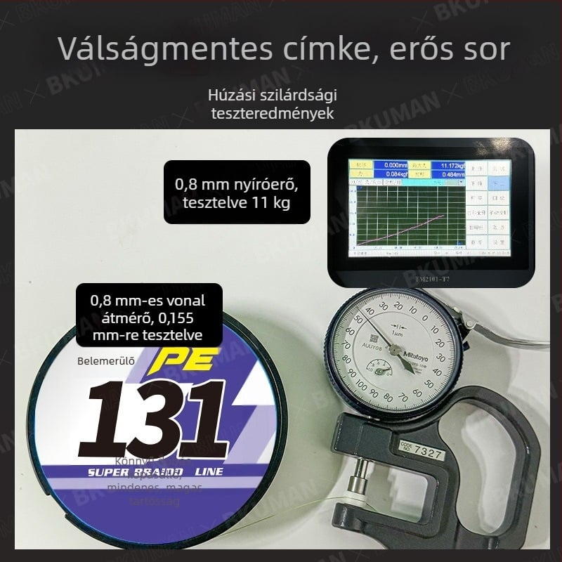 Fő horgász zsinór BKUMAN PE 3KG-33KG