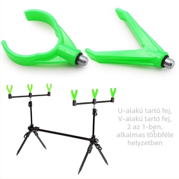 Karpás horgászbot fej-támasz, európai stílusú sarok, műanyag, Chaoren Outdoor RH0005