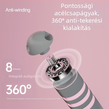 Morning Rise Vezeték nélküli ugrókötél – PP anyag, alkalmas futáshoz, edzőtermi felszereléshez és testformáláshoz, mozgásirányzatok és extrém kihívások; licencelt magáncímke: Igen; minden korosztálynak megfelelő