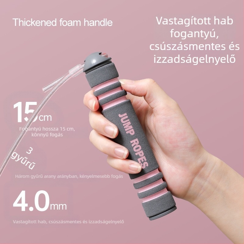 Morning Rise Vezeték nélküli ugrókötél – PP anyag, alkalmas futáshoz, edzőtermi felszereléshez és testformáláshoz, mozgásirányzatok és extrém kihívások; licencelt magáncímke: Igen; minden korosztálynak megfelelő