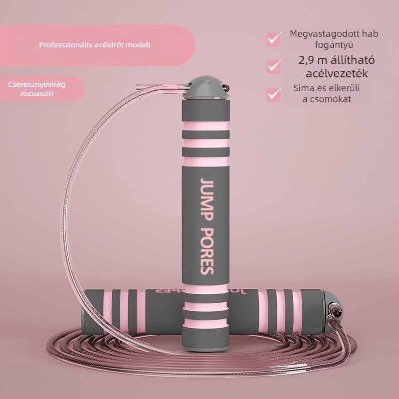 Morning Rise Vezeték nélküli ugrókötél – PP anyag, alkalmas futáshoz, edzőtermi felszereléshez és testformáláshoz, mozgásirányzatok és extrém kihívások; licencelt magáncímke: Igen; minden korosztálynak megfelelő