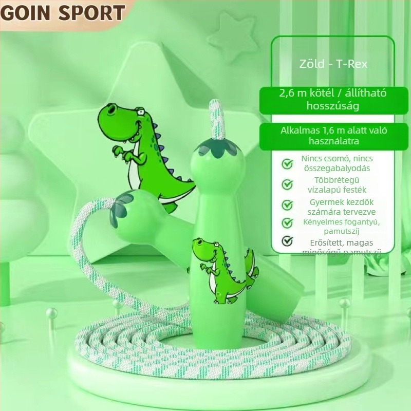 Gyermekeknek ugrókötél — Jittery Fun, PP kötél, kezdőknek