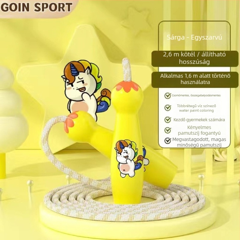 Gyermekeknek ugrókötél — Jittery Fun, PP kötél, kezdőknek