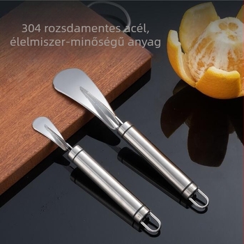 Kétfunkciós rozsdamentes acél grapefruit-hámozó – multifunkcionális, modern dizájn