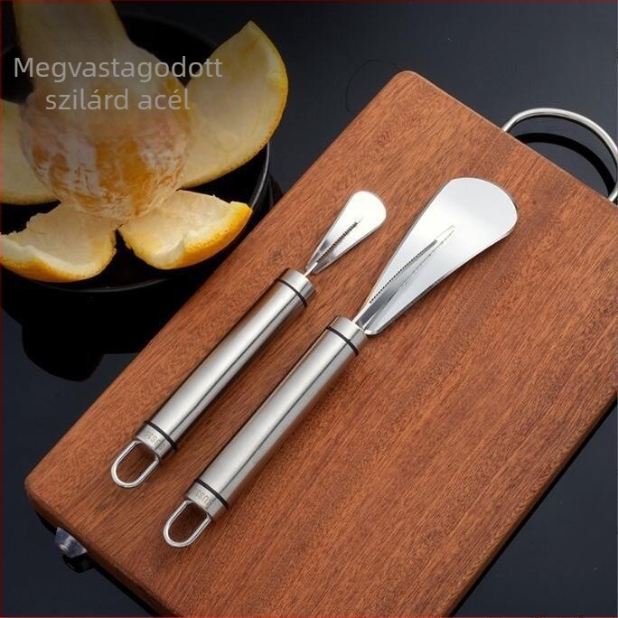 Kétfunkciós rozsdamentes acél grapefruit-hámozó – multifunkcionális, modern dizájn
