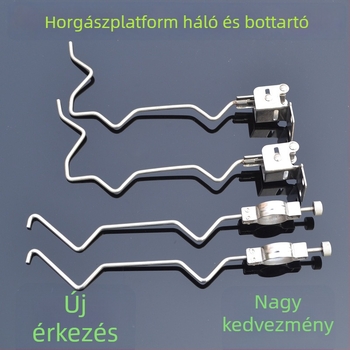 Soaring rozsdamentes acél halászháló tartó — univerzális hálófüggesztő és bot-tartó