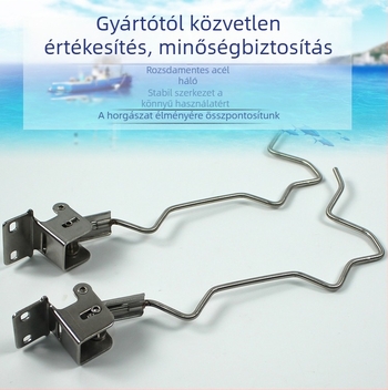 Soaring rozsdamentes acél halászháló tartó — univerzális hálófüggesztő és bot-tartó