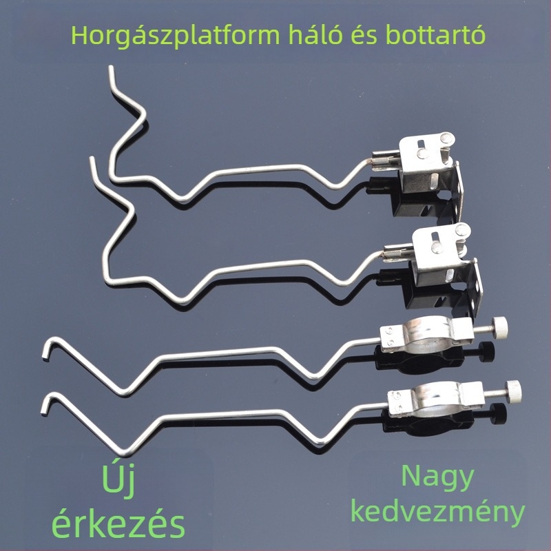 Soaring rozsdamentes acél halászháló tartó — univerzális hálófüggesztő és bot-tartó