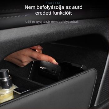 Xpeng G6 középkonzol tároló - Mesterséges bőr belső autó kiegészítő Car Magic Taste