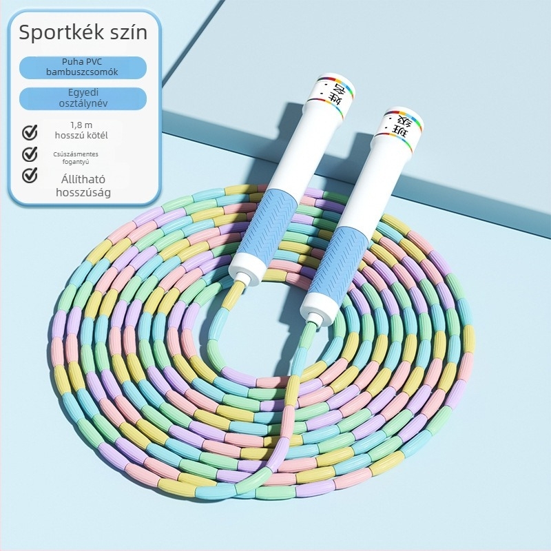 Gyerek ugrókötél - PVC gyors ugrókötél kezdőknek, 5–8 éveseknek