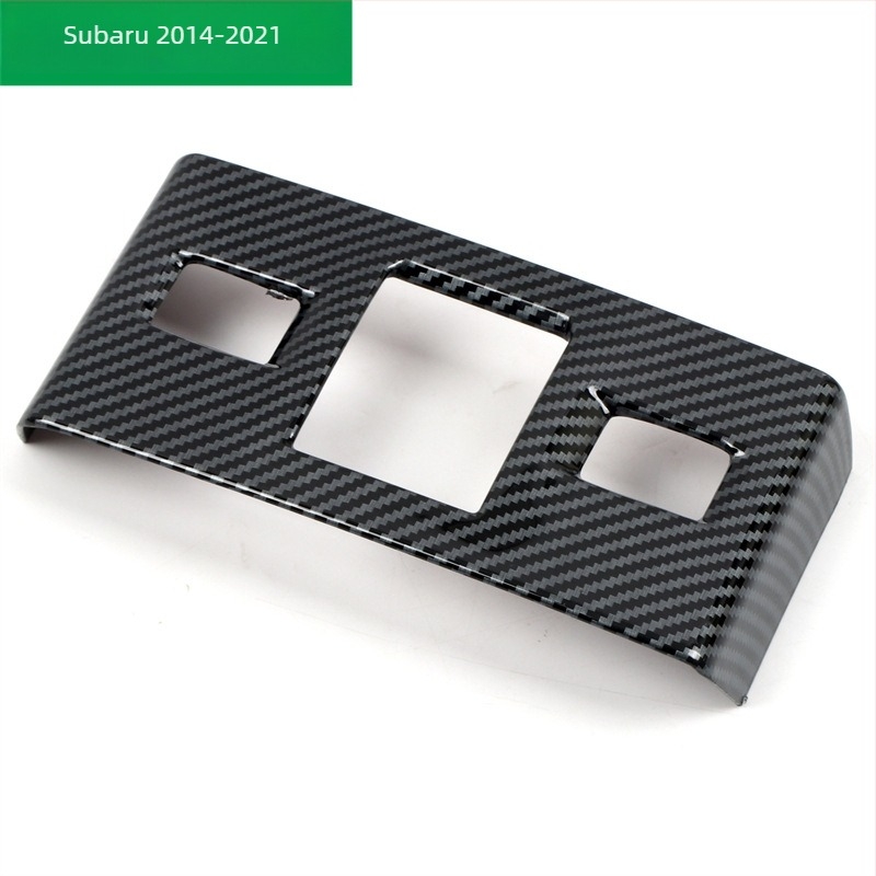 Subaru WRX STI belső terekhez készült sebességváltó panel dekoratív kerete, modellek 2014–2021 | ABS anyag | Márka: HighFlying | Testreszabható feldolgozás: Igen | Nyomtatott logó: Nem