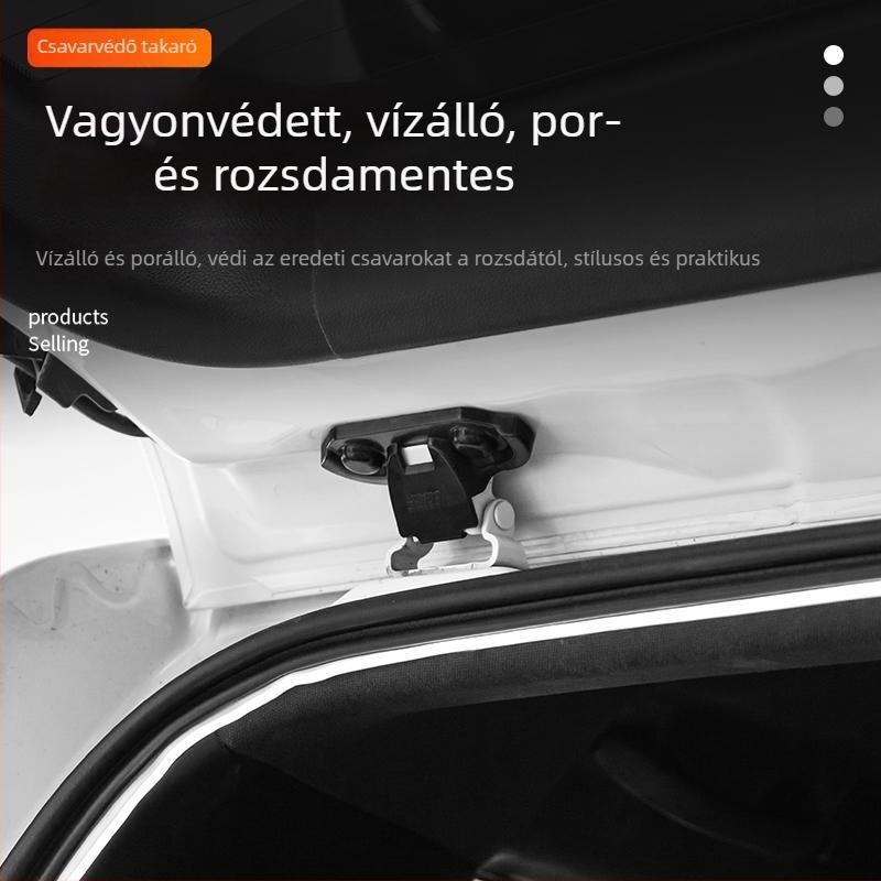Toyota Prado LC250 hátsó ajtócsavar védőfedél – ABS anyag, Fit Club márka, porvédő kiegészítő