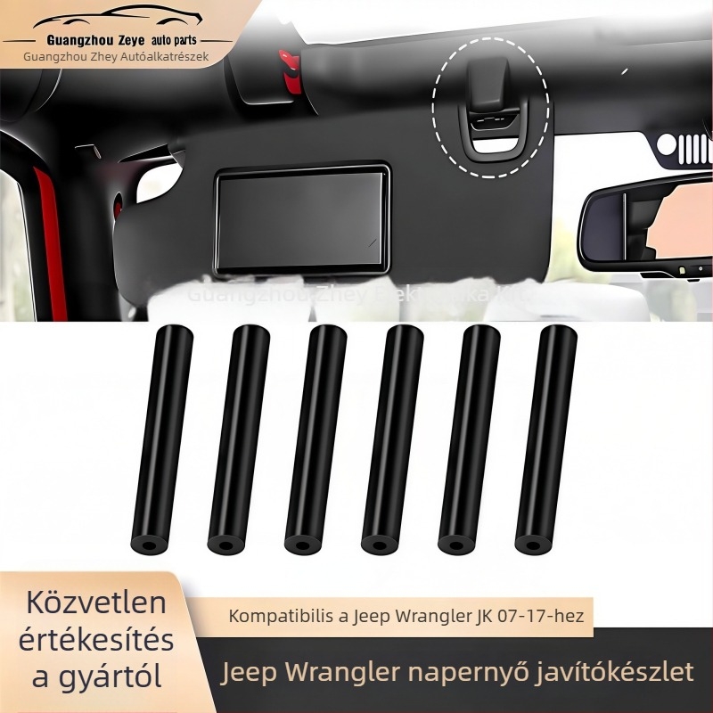 Jeep Wrangler JK 2007–2017 napellenző csipesz tartó – Snap-On ABS belső alkatrész