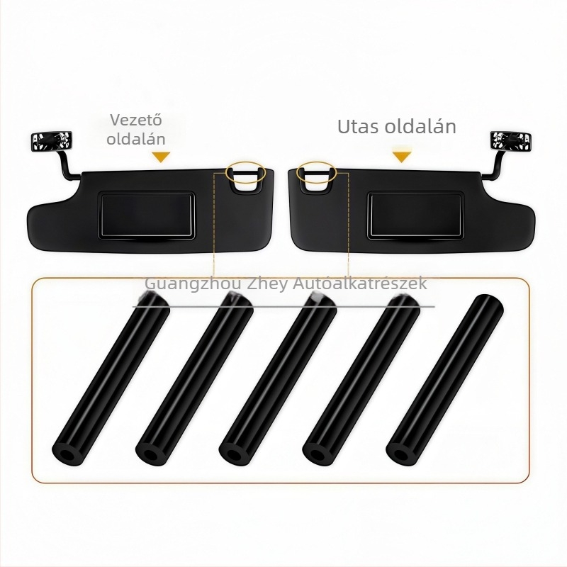 Jeep Wrangler JK 2007–2017 napellenző csipesz tartó – Snap-On ABS belső alkatrész