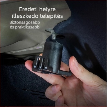 Tesla Model 3 csomagtartóhorog – gyors snap-on rögzítésű, hátsó csomagtartó rendező, műanyag