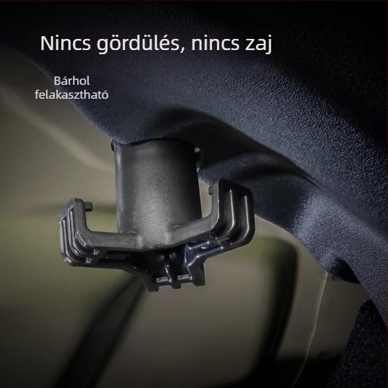 Tesla Model 3 csomagtartóhorog – gyors snap-on rögzítésű, hátsó csomagtartó rendező, műanyag