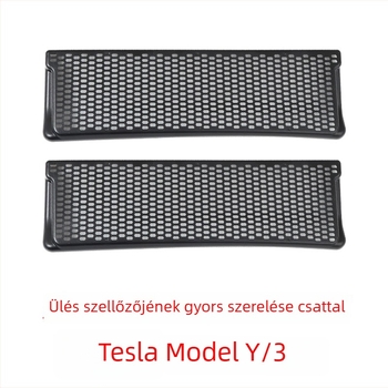 Tesla Model Y alsó légkivezető védőfedő, ABS anyag, kattintásos rögzítés, testreszabható