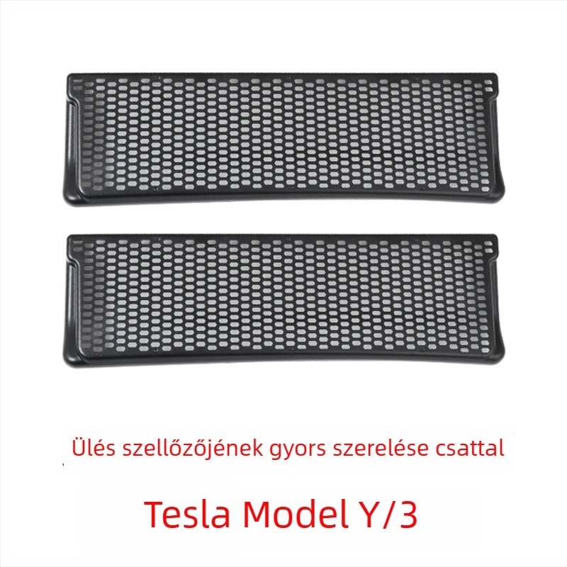 Tesla Model Y alsó légkivezető védőfedő, ABS anyag, kattintásos rögzítés, testreszabható
